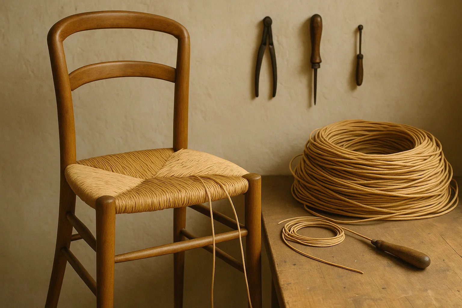 Rempaillage de chaise